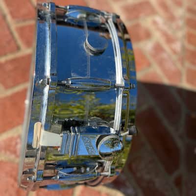 Gretsch 4160, 5x14" Mid 60s - Chrome over Brass image 4