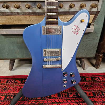 2000 Gibson Custom Shop Firebird V Pelham Blue image 1