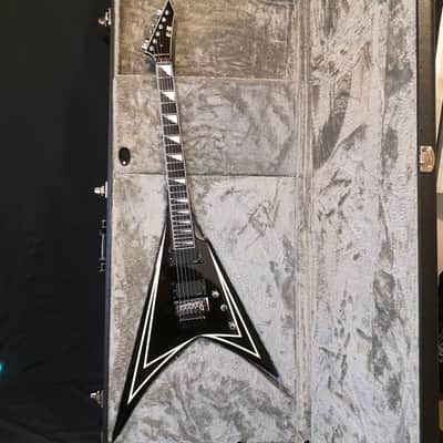 ESP E-II SV Standard Black with White Pinstripes with Hard Case image 2