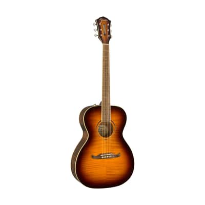 Fender FA-235E Acoustic Guitar, Walnut FB, Mocha Burst image 3