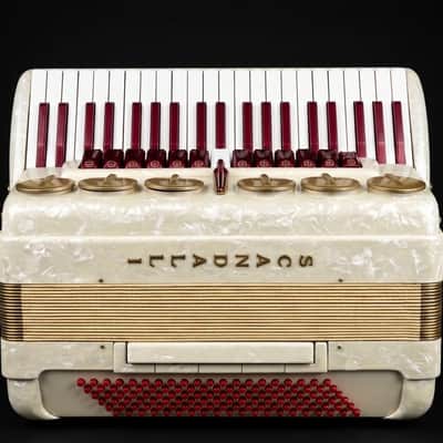 Scandalli Showman Accordion 120 Bass White Professional image 3