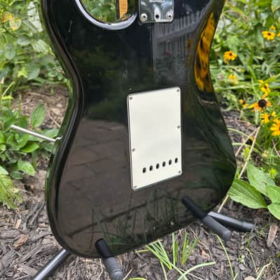 1984 Fender Stratocaster E Serial with S1 Tremolo and L Serial Flame Maple Neck - Black image 15