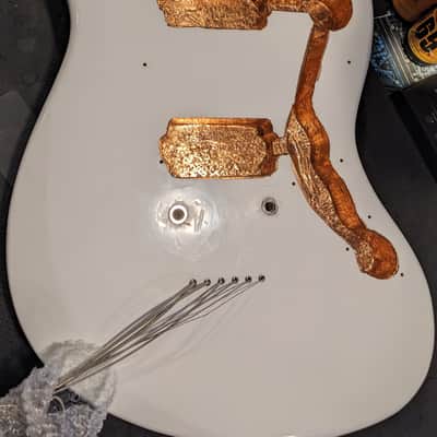 SubZero Rogue VI 30"-scale Baritone / Bass VI - Tuned E-E @ Bass Octave - Seymour Duncan P-Rails Pickups with Custom Switching, Locking Tuners & Brass Nut image 24