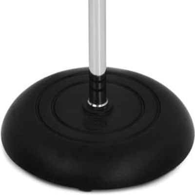 AtlasIED MS-10C Round Base Mic Stand - Chrome image 1