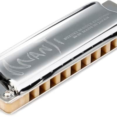 Suzuki M-20 Manji 10-hole Diatonic Harmonica - C Major image 2