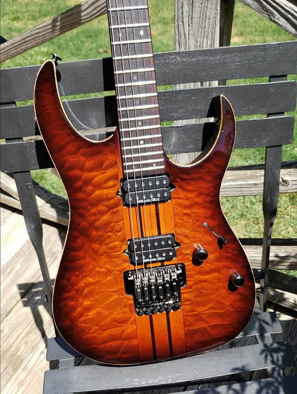 Ibanez RGT320Q-RBB Prestige 2005 - 2007 - Regal Brown Burst image 1