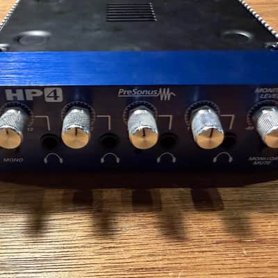 PreSonus HP4 4-Channel Headphone Amplifier 2010s - Blue image 1