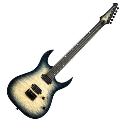 Spira S-500 QGY E 500 Series Double Cutaway Mahogany Quilted Maple Top Canadian Roasted Maple Neck 6-String Electric Guitar image 1