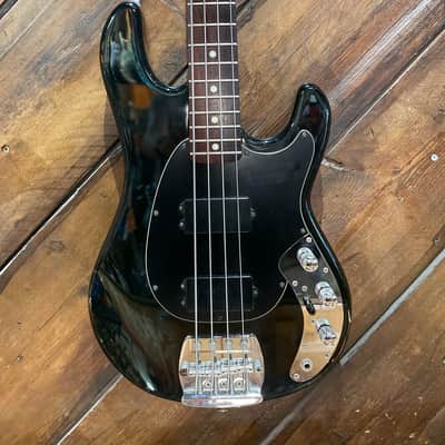 1988 Music Man Sabre Bass HH, Black image 2