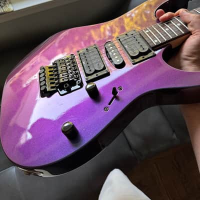 Ibanez RG470 - 1996 - Custom ChromaLusion Finish - Very Unique! image 2