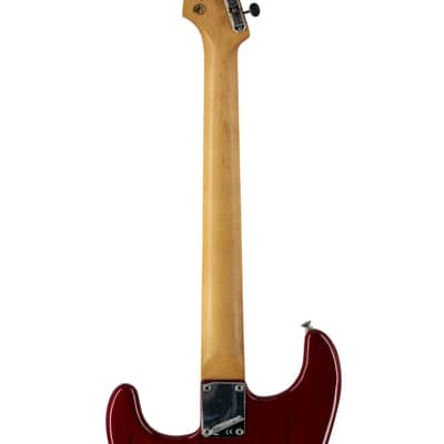Fender Noventa Stratocaster Electric Guitar, PF FB, Crimson Red Transparent, MX2115XXXX image 7
