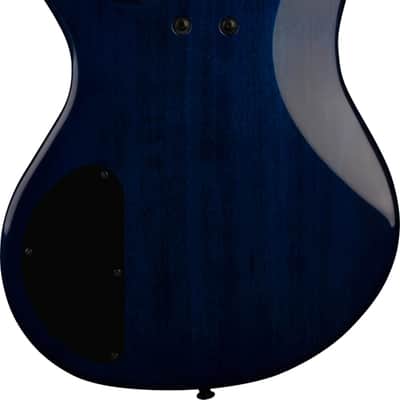 Jackson JS Series Spectra Bass JS2P, Laurel Fingerboard, Blue Burst image 2