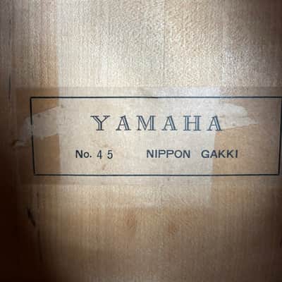 Yamaha No. 45 1964-1965 Classical Guitar image 20