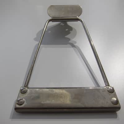 Harmony & Silvertone Archtop & Flat Top Guitar Tailpiece Authentic Vintage Part Circa-1950s-1960s-Nickel Silver image 5