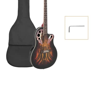 Glarry Ovation- Like Guitar, new with gig bag image 1