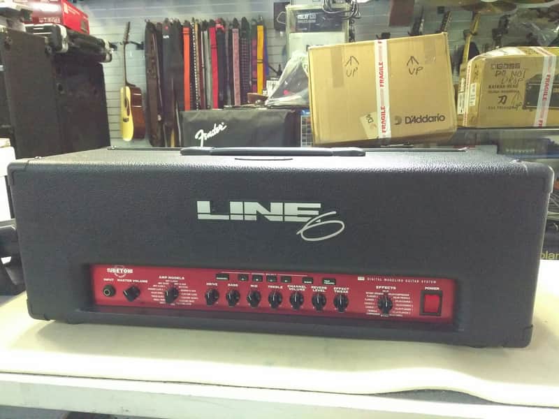Line 6 Flextone HD 2000s with floorboard image 1