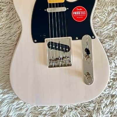 Squier by Fender Classic Vibe 50s Telecaster with Maple Fretboard, White Blonde