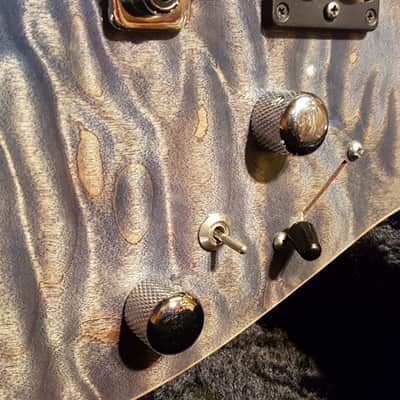 2009 Tom Anderson Drop Top Charcoal Quilted Maple Alder SSH HSS SA2R SA2 HN2+ image 5