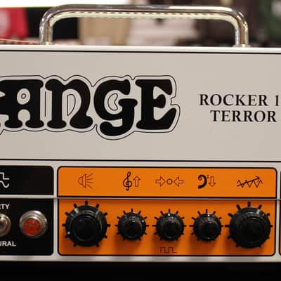 Orange Amplifiers Rocker 15 Terror 15W Tube Guitar Amp Head White w/Bag image 1