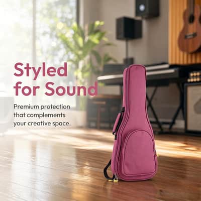 Ukulele Case - 15MM Heavy Sponge Padding, Waterproof, Dustproof, Shockproof Bag for Concert, Soprano, Tenor Ukuleles image 7