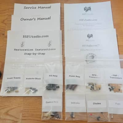 Sansui AU-D7 restoration kit filter capacitor repair rebuild fix image 1