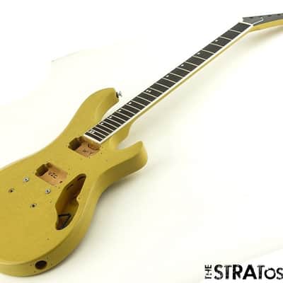 Gibson USA Victory Model BODY & NECK Mahogany American TV Yellow Satin image 1