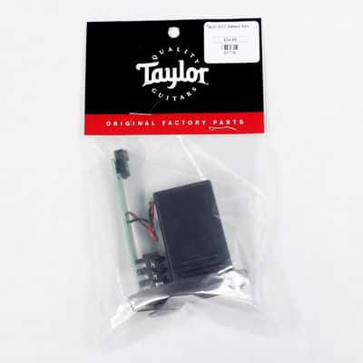 Taylor EST, ES 9V Battery Box / Input Jack Assembly, Black, Part of Expression System, NEW!! #31779 image 1