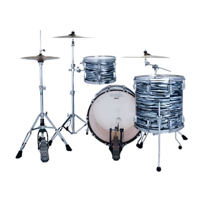 Ludwig Classic Maple Fab 3-Piece Drum Kit w/ 22" Kick - Black Oyster image 3