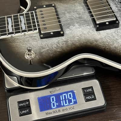 ESP Original Series Eclipse Custom Silver Liquid Metal Burst w/case E5231252 image 13