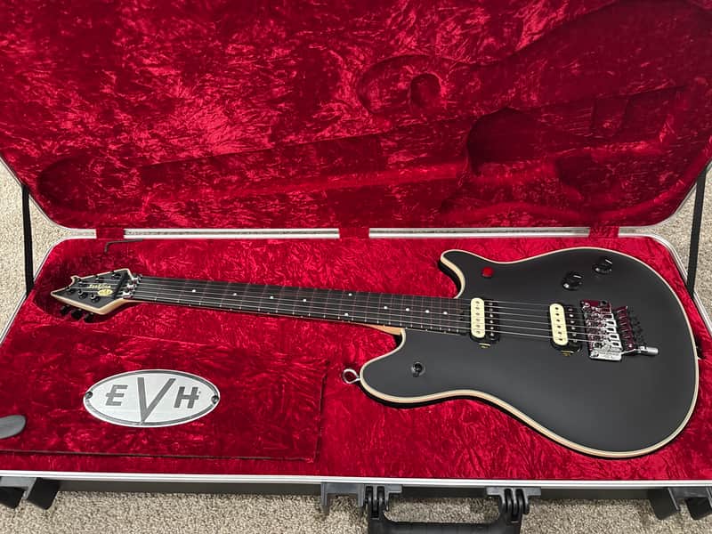 EVH Wolfgang USA Edward Van Halen Signature with Floyd Rose and Killswitch 2010s - Stealth Black image 1