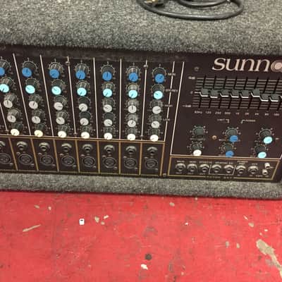 Sunn Sx 8350 8 Channel Powered PA Head 1990's Gray | Reverb