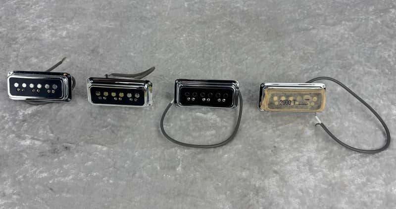 Lot of 4 vintage DeArmond Rowe Industries 2000 Dynasonic pickups (2 uninstalled) image 1