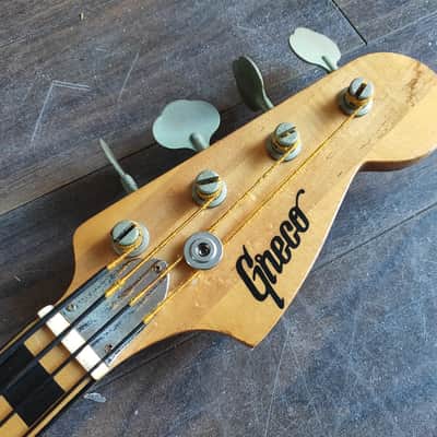1972 Greco Japan JB450 Jazz Bass Humbuckers MIJ (Sunburst) image 5