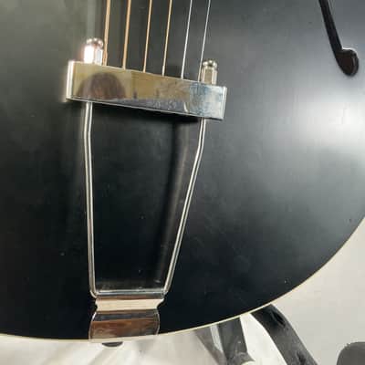 The Loar LH-300-BKM Archtop Acoustic Guitar- Black image 7
