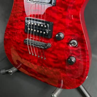 ESP LTD MH-200QM NT Electric Guitar See-Thru Black Cherry (768) image 8