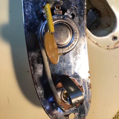 Fender Musicmaster II 1965 - Olympic White (With age related yellowing) image 13