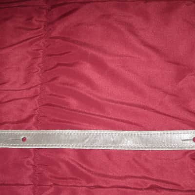 new with tags very near A+ Perri’s Leathers Ltd BM2-NKL 2" Soft Italian Premium Leather Nickel (light gray) / Suede Black Guitar Strap - main side is Nickel Leather / other side is Black Suede (can be reversed) - adjustable length of 35" to about 50" image 11