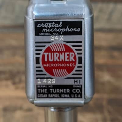 Vintage 1950's Turner 34X Crystal Microphone image 3