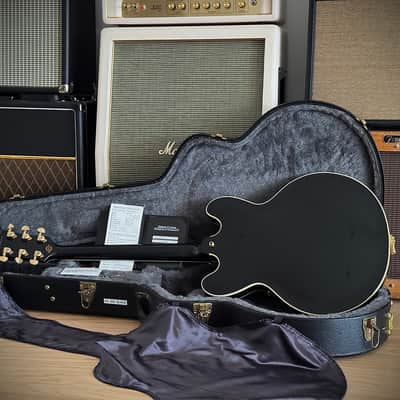 Gibson Custom Shop ES-355 Reissue "Black Beauty" Keith Richards Look, Ebenholz, Bigsby, Classic 57 PU´s ​ 2011 - Ebony image 3