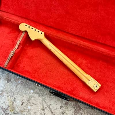 Fender Stratocaster guitar neck 1977 - Maple original vintage USA image 4