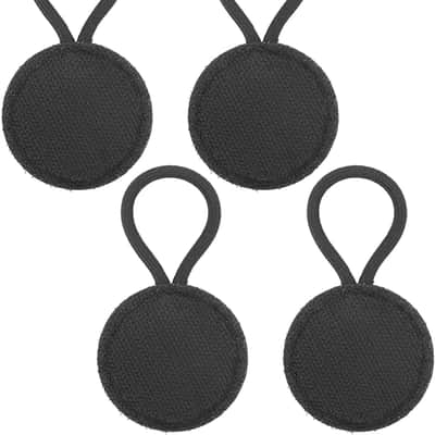 4pcs Mic Clips for Law Enforcement, Radio Microphone Holder Extra Strong Stitching Police Mic Clip Hands-Free Equipmen Accessories Microphone Radio Loop for Vest Belt Outgoing Activities image 1