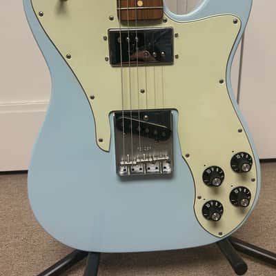 Fender Vintera '70s Telecaster Custom with Pau Ferro Fretboard - Sonic Blue image 2