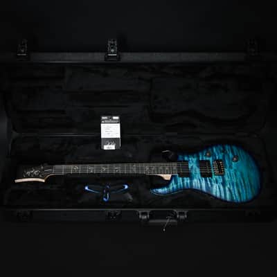 PRS Custom 24 w/ 10-Top, Brazilian Rosewood, DMO Pickups- Aquableux Purple Burst 2026 (0419215) image 5