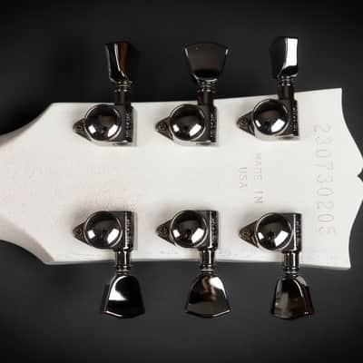 2023 Gibson Les Paul Modern Studio - Worn White | USA Push/Pull Coil Tap Slim Taper Hals 3,79kg | CoA Case Bild 14