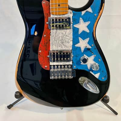 Partscaster Stratocaster-style 2023 - Black relic image 2