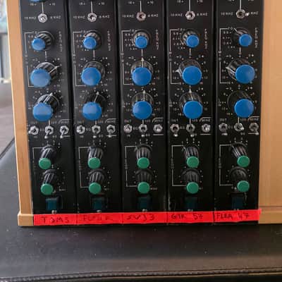 Trident Studios B Range EX Queen, Elton John, David Bowie Channel Strip Mic-Pre EQ Preamp Discreet Class A Rack Bucket built by POM Fairchild for Jimmy Hogarth Vintage 70s British UK London Neve Sound image 22