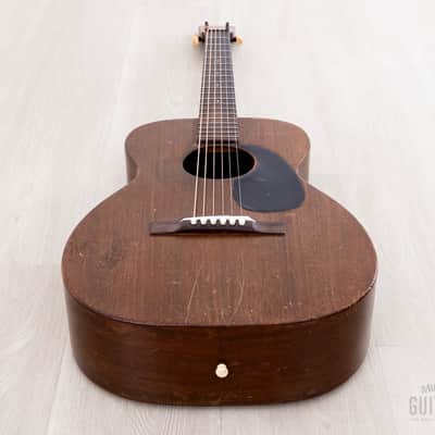 1943 Martin 0-15 Wartime Mahogany-Topped Vintage Acoustic Guitar w/ Case image 11