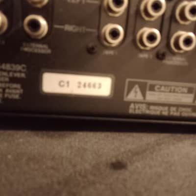 Carver C-1 Pre-Amp 1980's Black/Anthro image 4