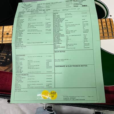 NEW! Fender American Custom Telecaster - Birdseye Maple Neck - Emerald Green Transparent - 7.3lbs - Authorized Dealer - G07548 image 17