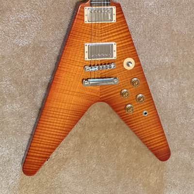 Gibson Custom Shop Flying V 2003 - Flame Maple Top image 3